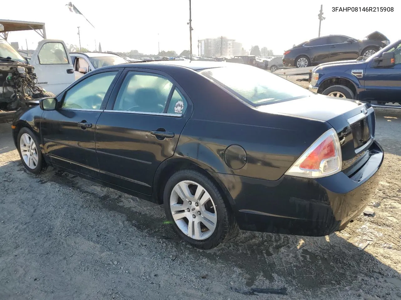 2006 Ford Fusion Sel VIN: 3FAHP08146R215908 Lot: 78099514