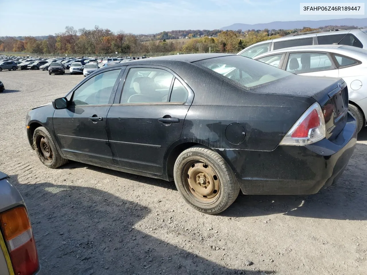 2006 Ford Fusion S VIN: 3FAHP06Z46R189447 Lot: 78144194