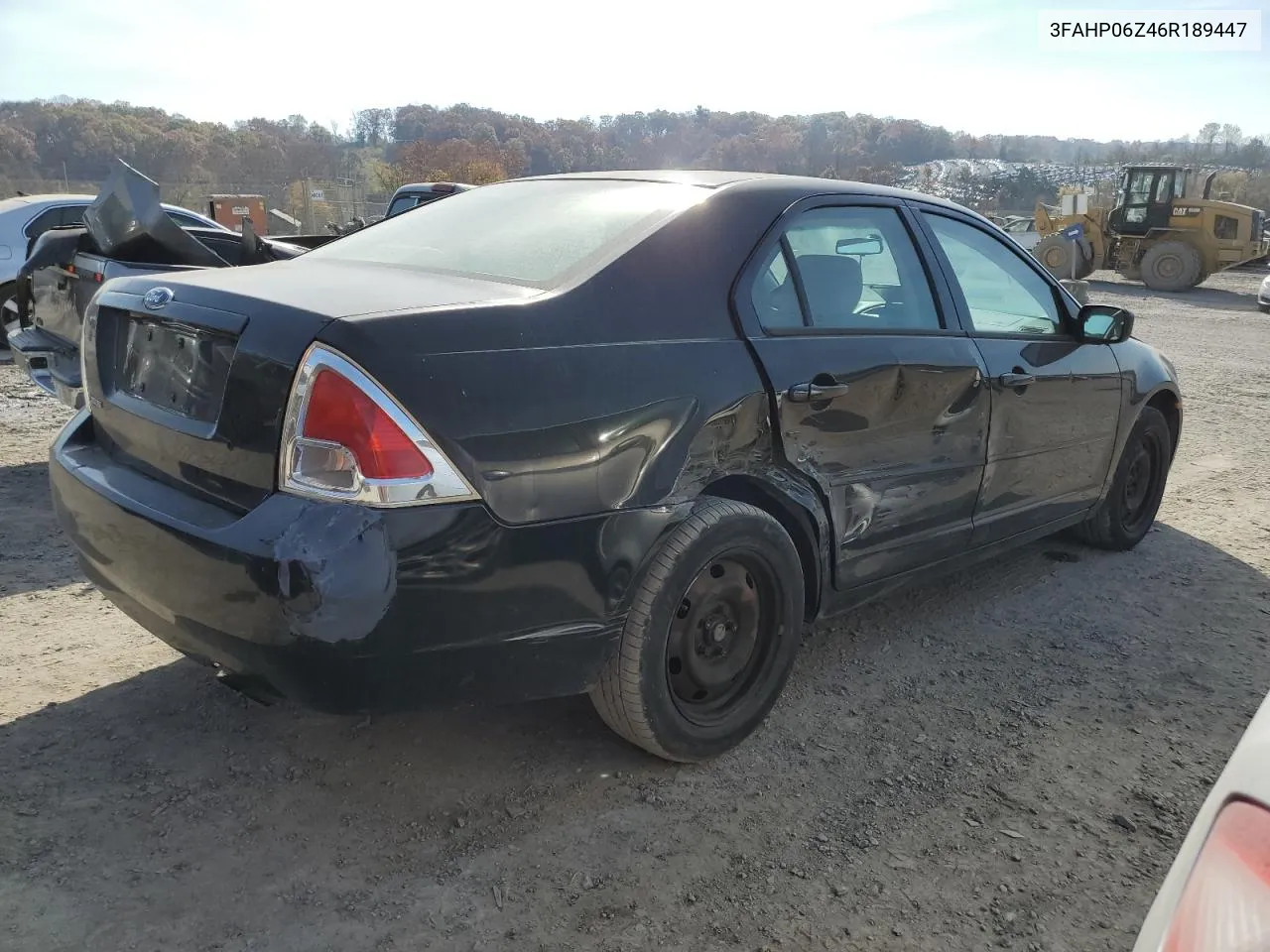 2006 Ford Fusion S VIN: 3FAHP06Z46R189447 Lot: 78144194