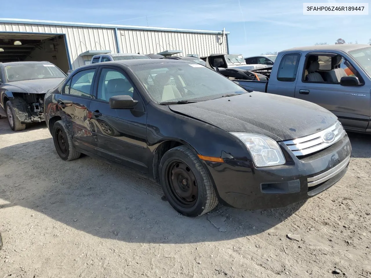 2006 Ford Fusion S VIN: 3FAHP06Z46R189447 Lot: 78144194