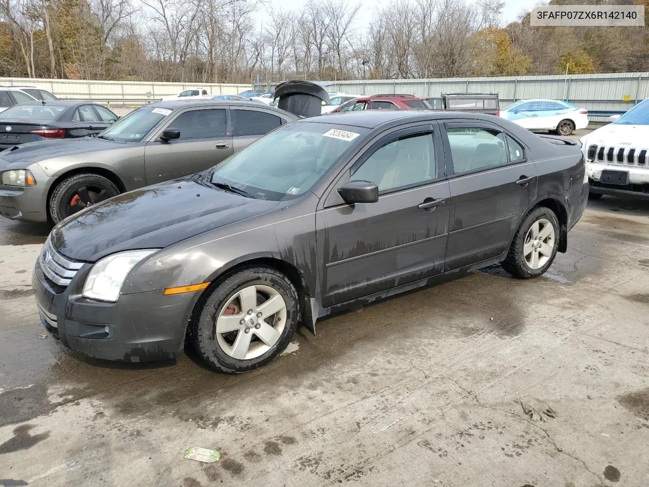 2006 Ford Fusion Se VIN: 3FAFP07ZX6R142140 Lot: 78263464