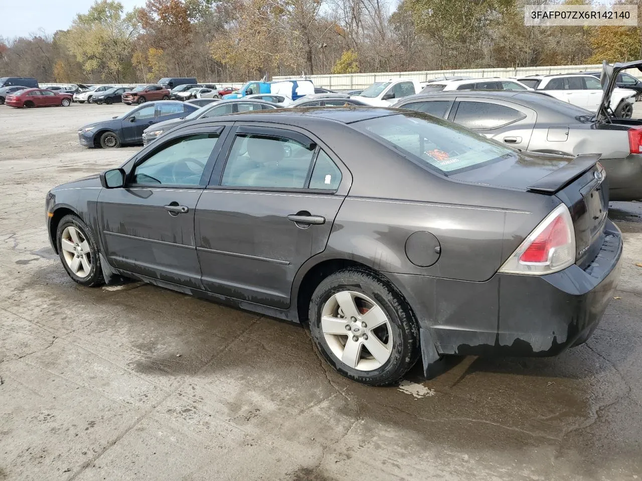 2006 Ford Fusion Se VIN: 3FAFP07ZX6R142140 Lot: 78263464