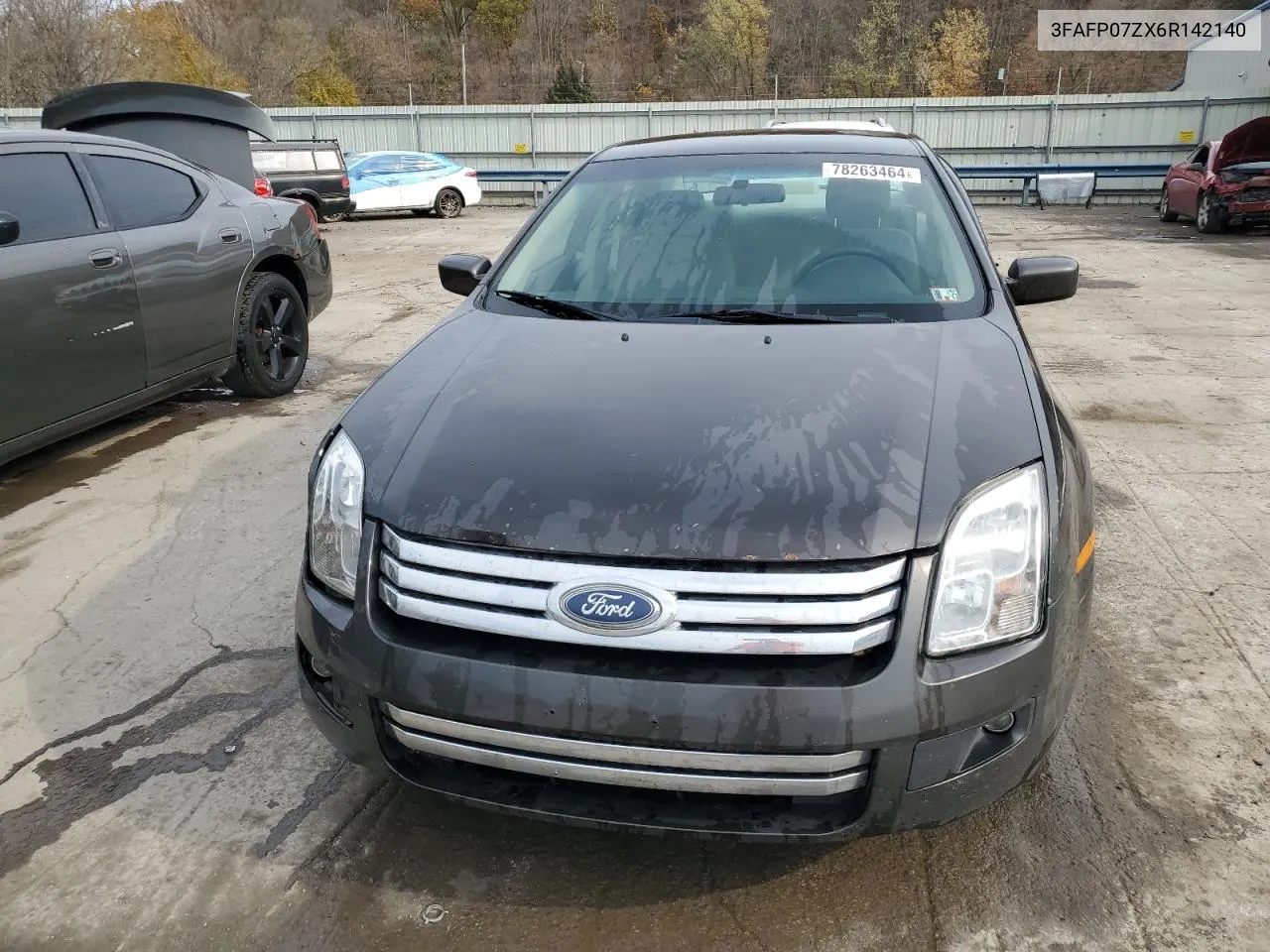 2006 Ford Fusion Se VIN: 3FAFP07ZX6R142140 Lot: 78263464