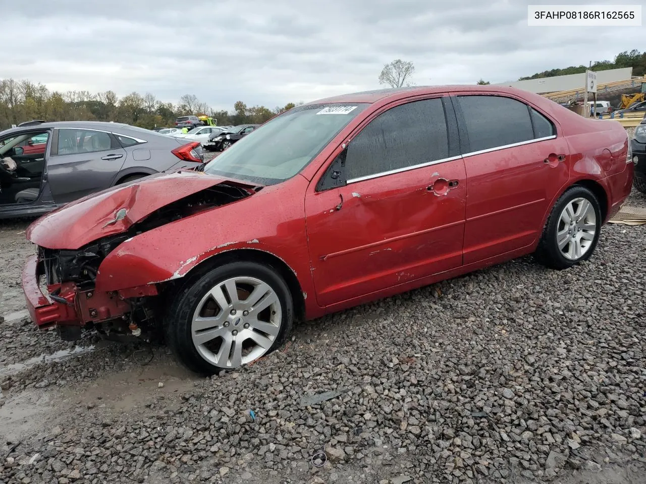 2006 Ford Fusion Sel VIN: 3FAHP08186R162565 Lot: 79231714