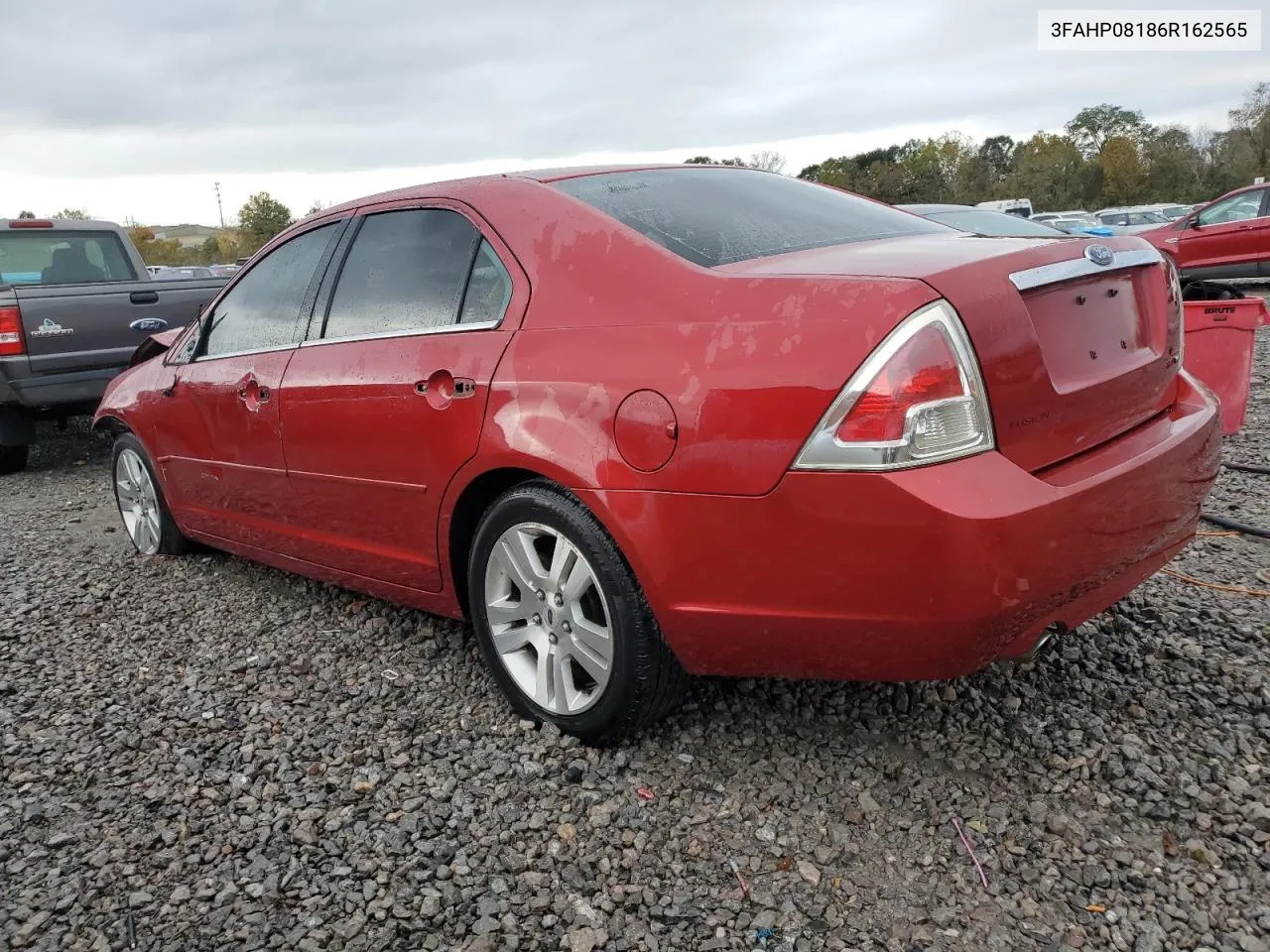 2006 Ford Fusion Sel VIN: 3FAHP08186R162565 Lot: 79231714