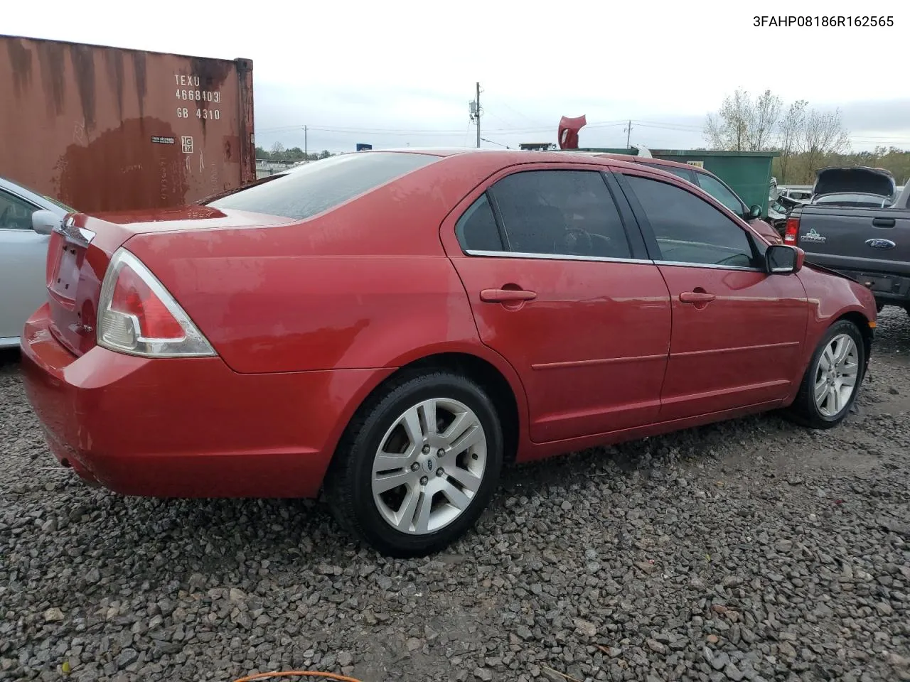 2006 Ford Fusion Sel VIN: 3FAHP08186R162565 Lot: 79231714