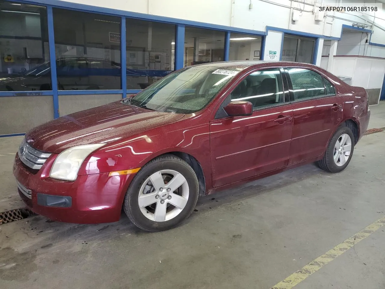 2006 Ford Fusion Se VIN: 3FAFP07106R185198 Lot: 80278724