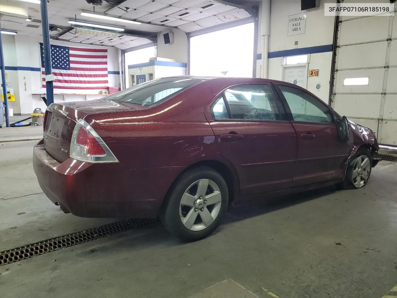 2006 Ford Fusion Se VIN: 3FAFP07106R185198 Lot: 80278724