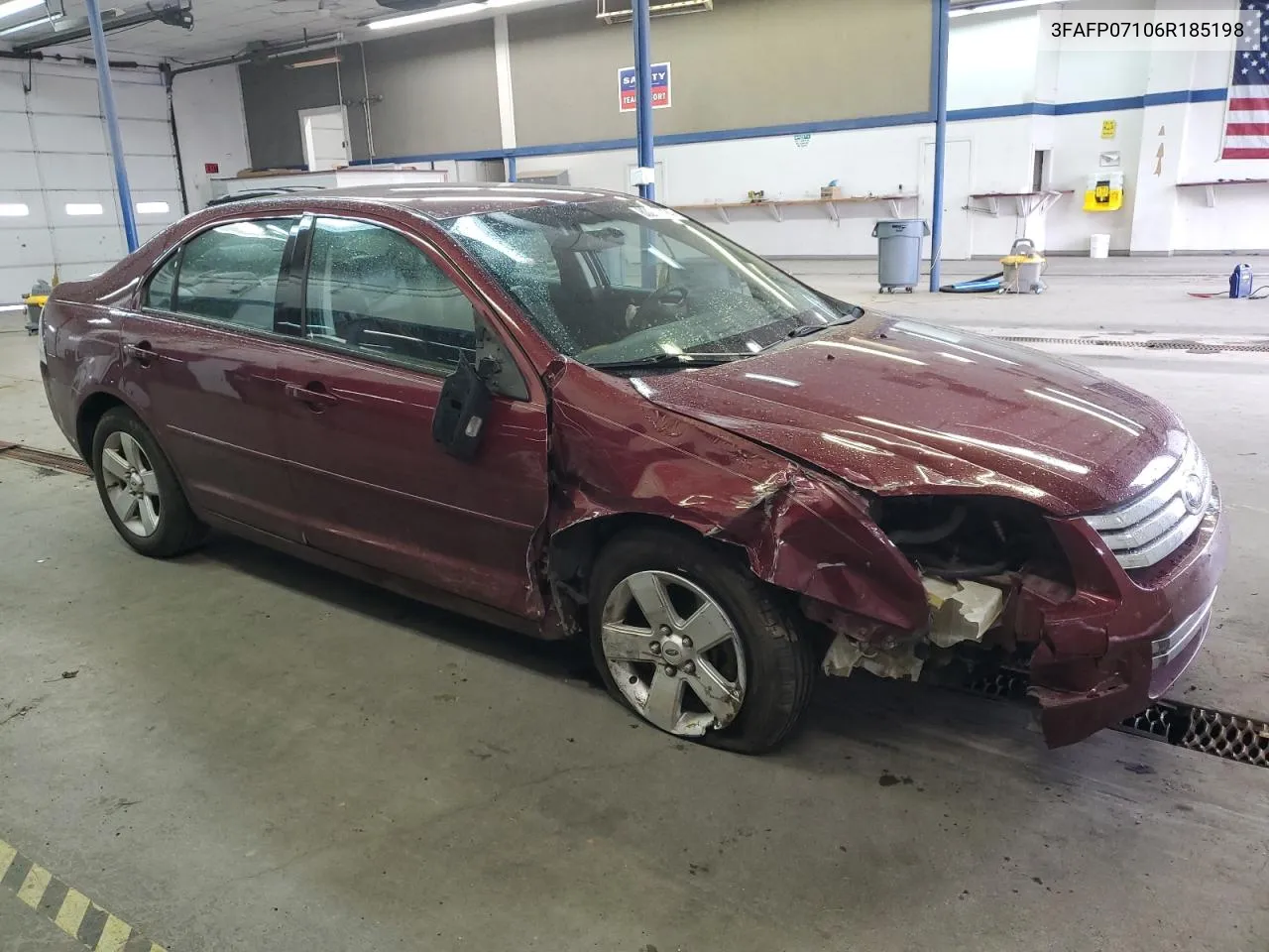 2006 Ford Fusion Se VIN: 3FAFP07106R185198 Lot: 80278724