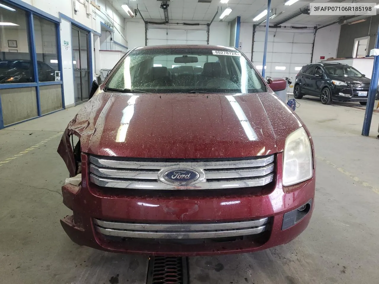 2006 Ford Fusion Se VIN: 3FAFP07106R185198 Lot: 80278724