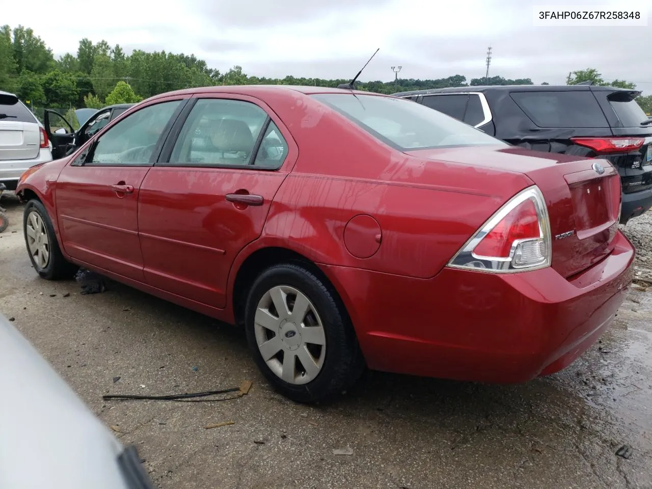 2007 Ford Fusion S VIN: 3FAHP06Z67R258348 Lot: 56020174