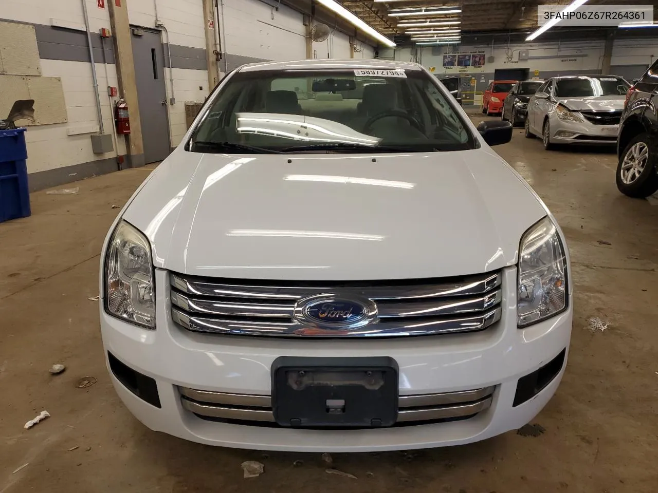 2007 Ford Fusion S VIN: 3FAHP06Z67R264361 Lot: 58972794