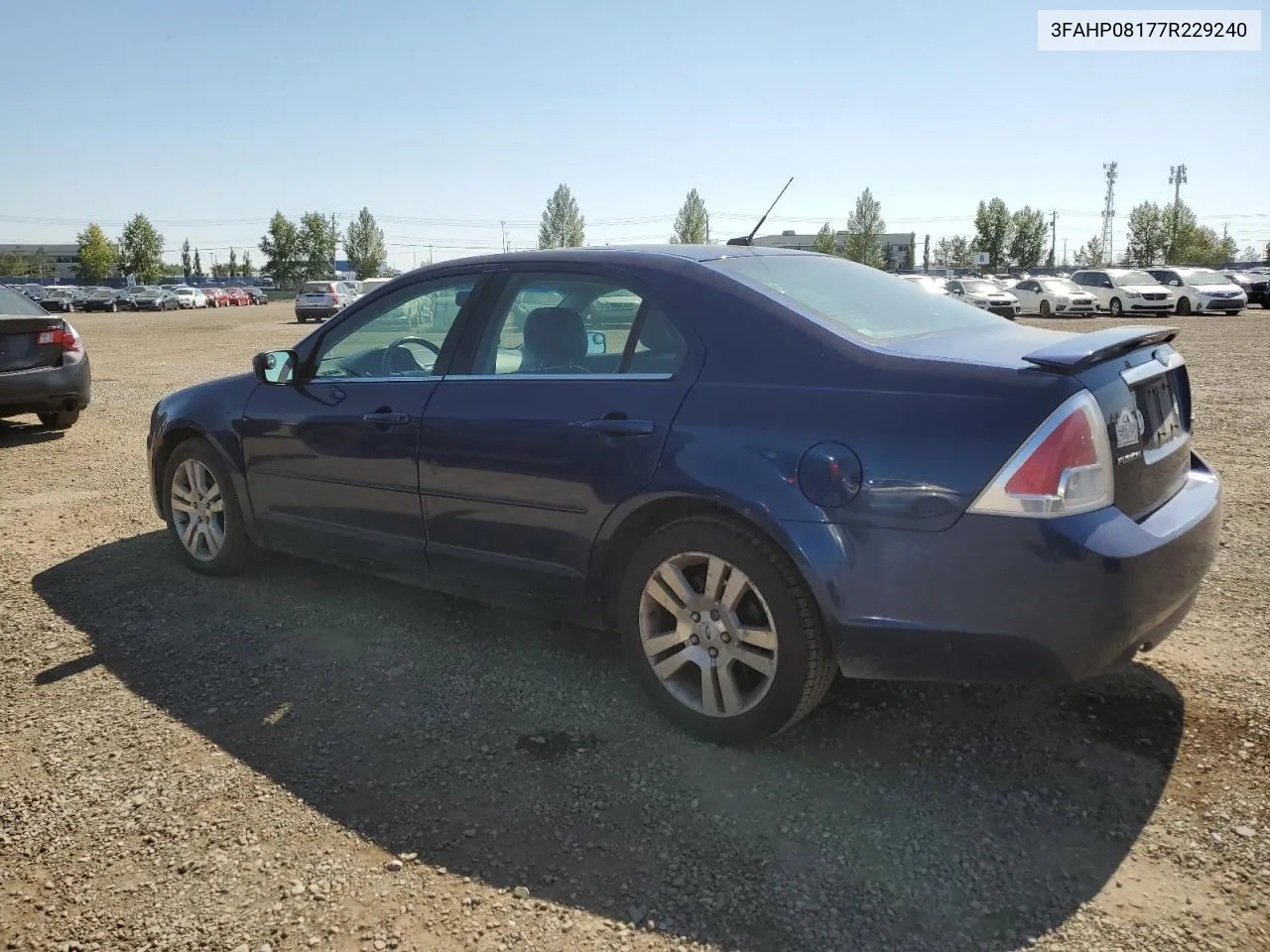 2007 Ford Fusion Sel VIN: 3FAHP08177R229240 Lot: 61752353