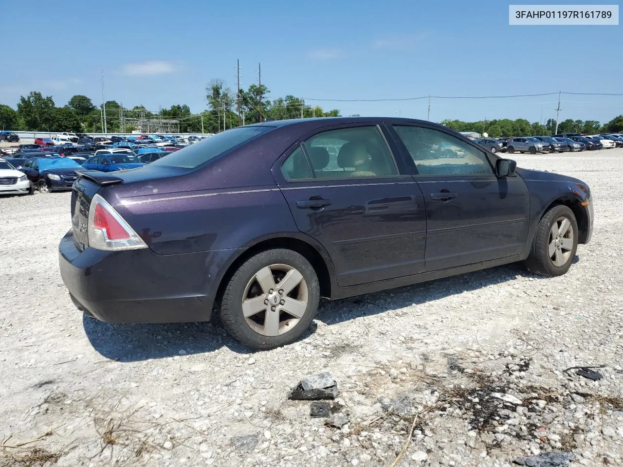 2007 Ford Fusion Se VIN: 3FAHP01197R161789 Lot: 63533694