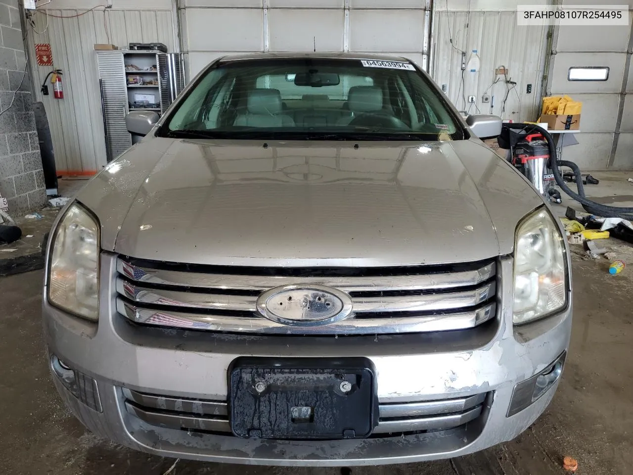 2007 Ford Fusion Sel VIN: 3FAHP08107R254495 Lot: 64563994