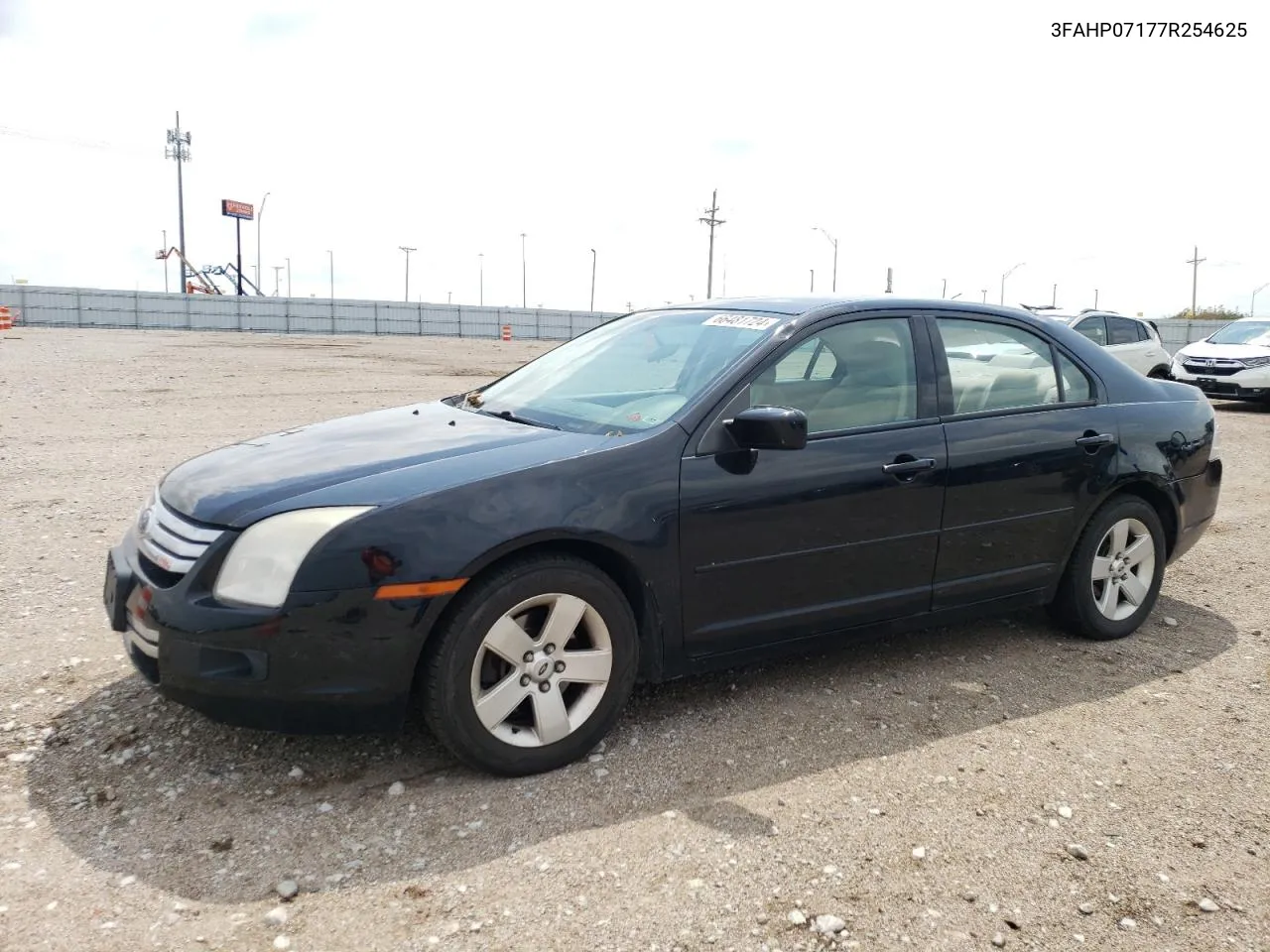 2007 Ford Fusion Se VIN: 3FAHP07177R254625 Lot: 66481724