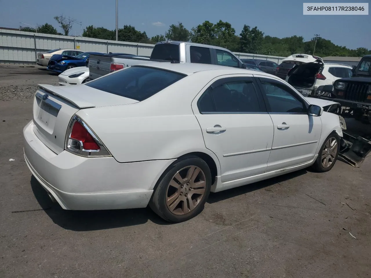 2007 Ford Fusion Sel VIN: 3FAHP08117R238046 Lot: 67342724