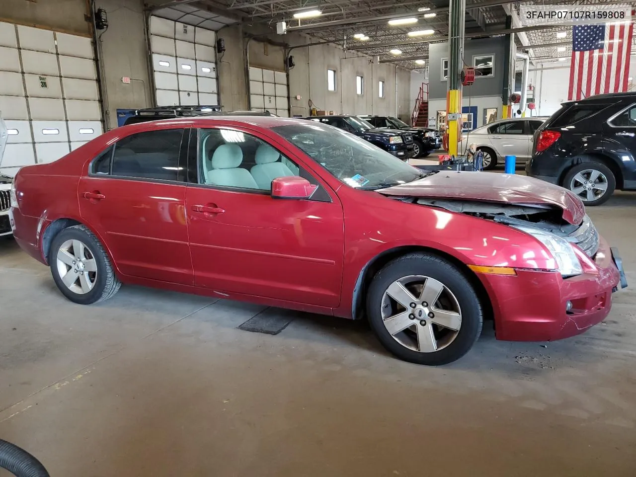 2007 Ford Fusion Se VIN: 3FAHP07107R159808 Lot: 71282794