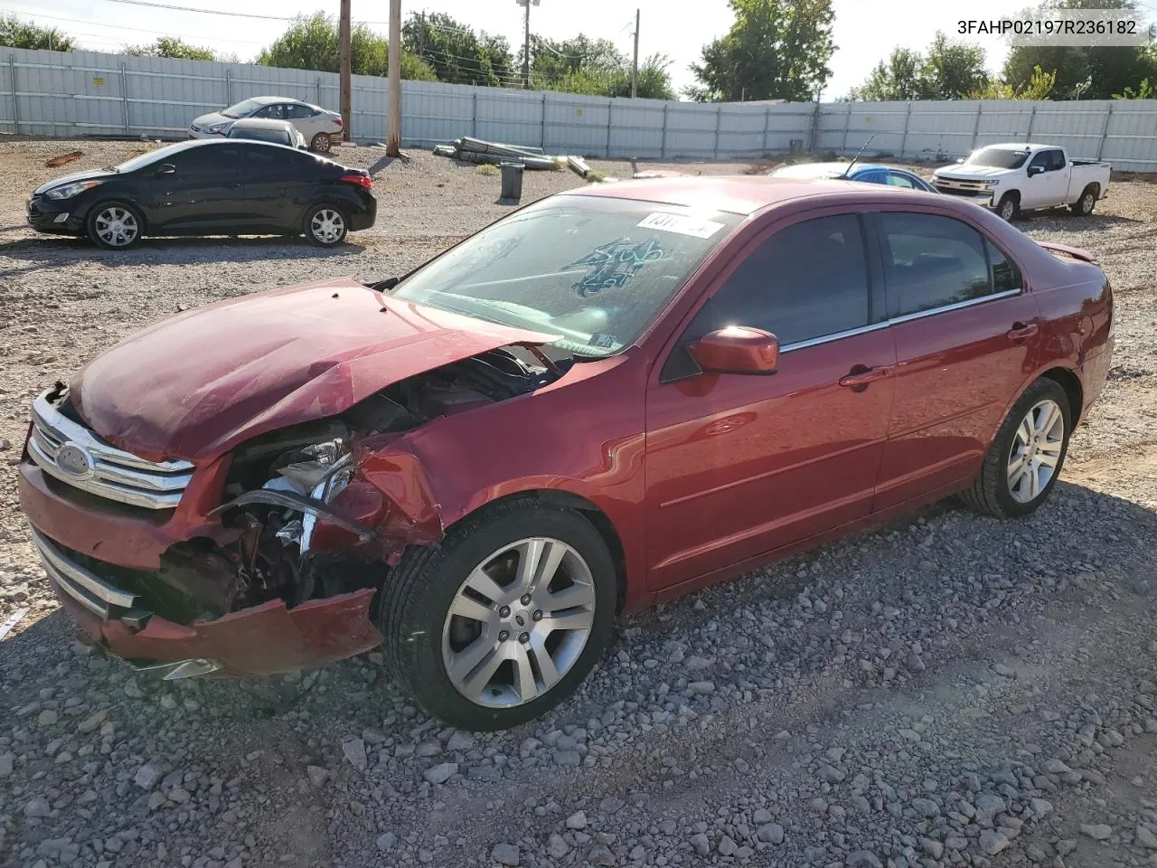 2007 Ford Fusion Sel VIN: 3FAHP02197R236182 Lot: 73112354