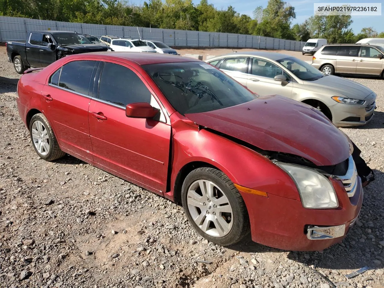 2007 Ford Fusion Sel VIN: 3FAHP02197R236182 Lot: 73112354