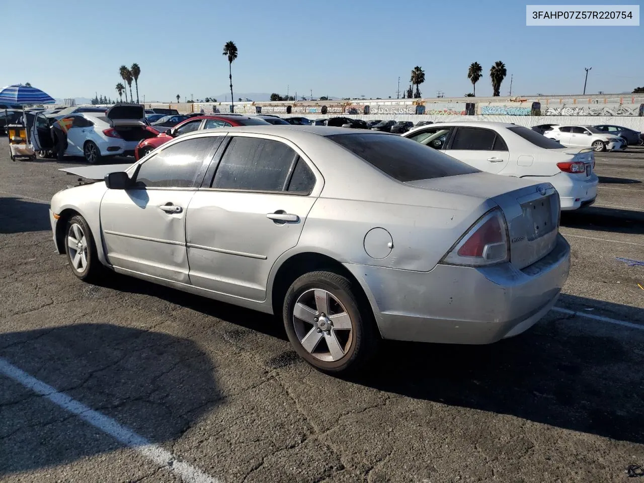 3FAHP07Z57R220754 2007 Ford Fusion Se