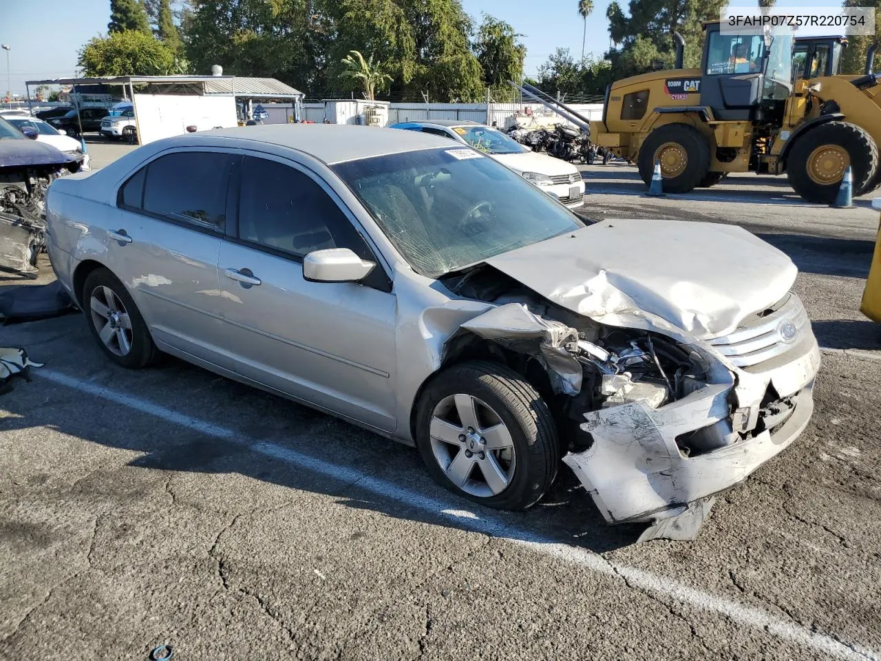 2007 Ford Fusion Se VIN: 3FAHP07Z57R220754 Lot: 73999144