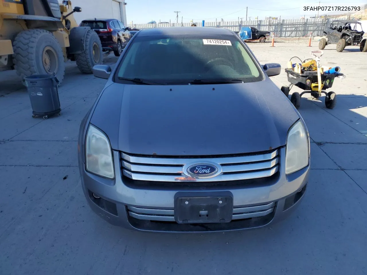 2007 Ford Fusion Se VIN: 3FAHP07Z17R226793 Lot: 74120254