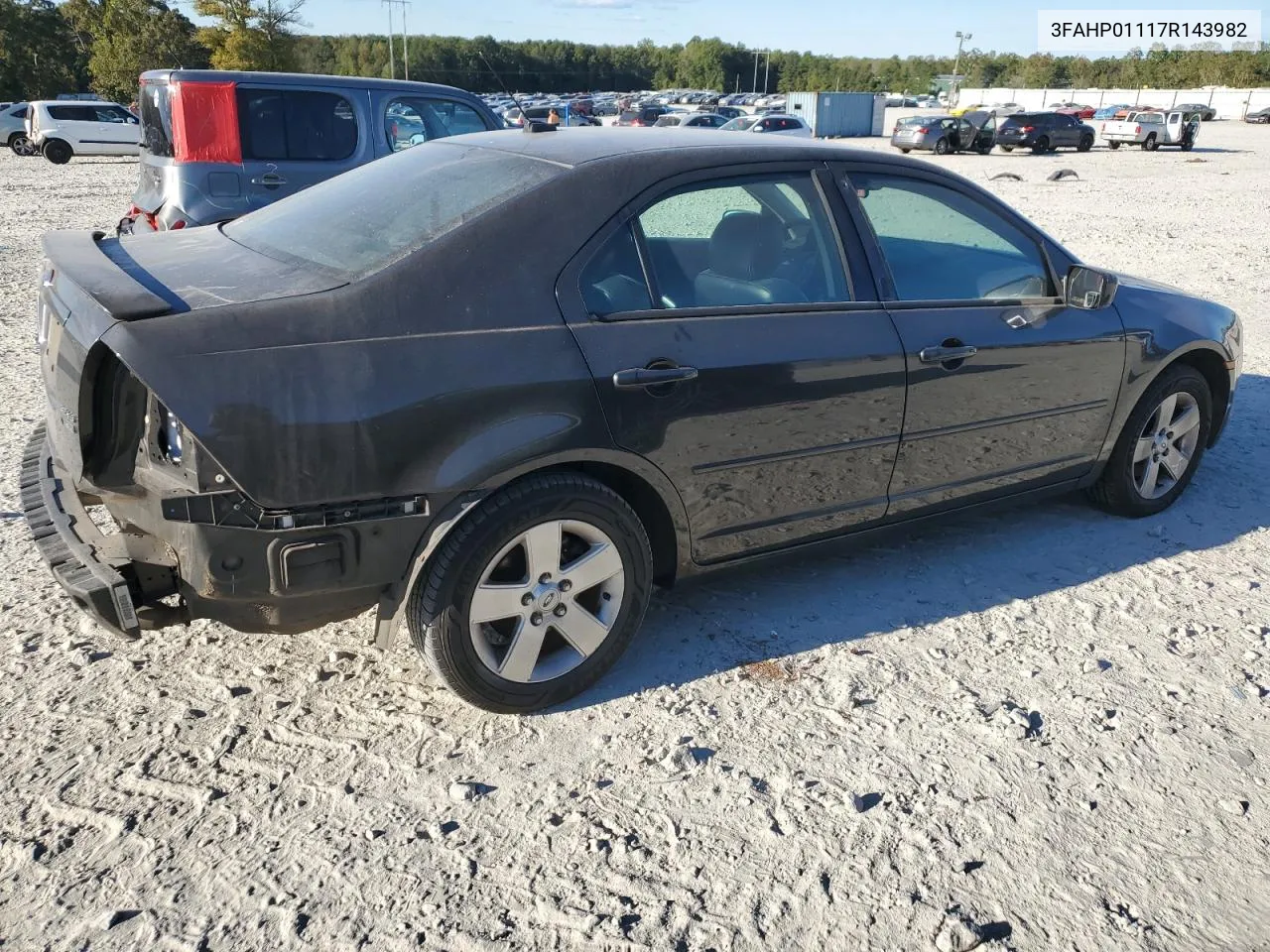 2007 Ford Fusion Se VIN: 3FAHP01117R143982 Lot: 75464514