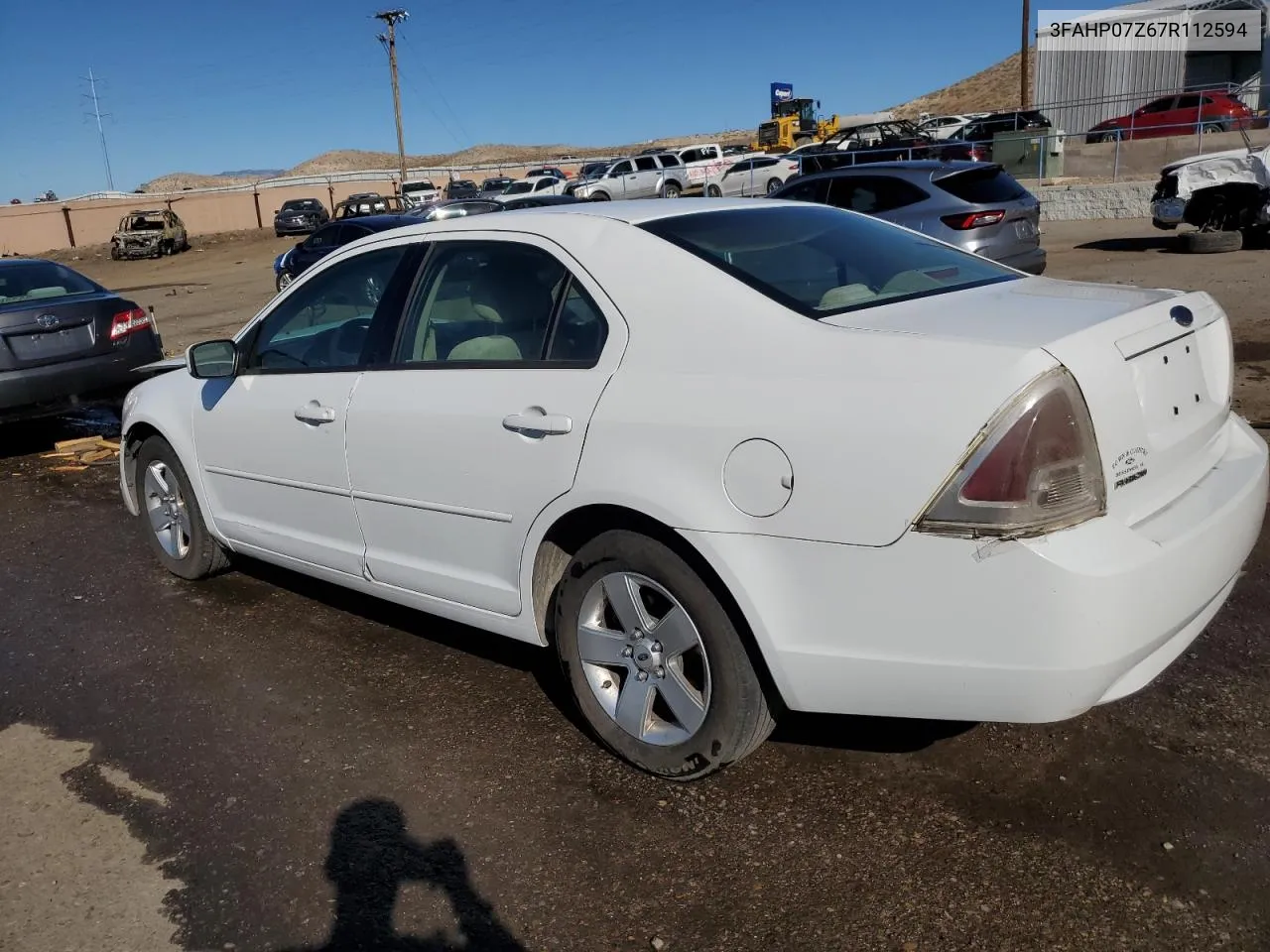 3FAHP07Z67R112594 2007 Ford Fusion Se