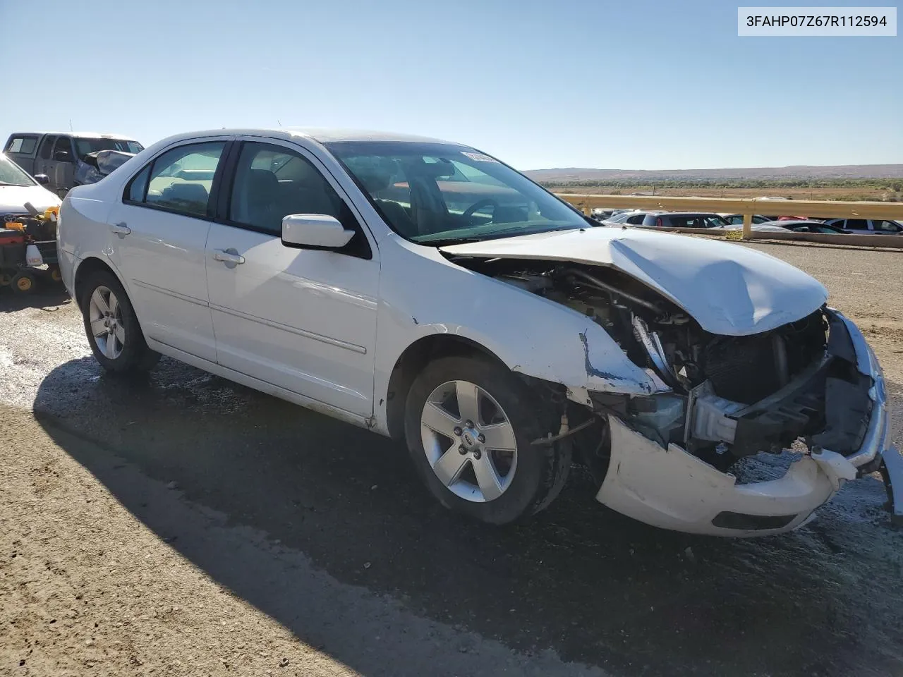 3FAHP07Z67R112594 2007 Ford Fusion Se