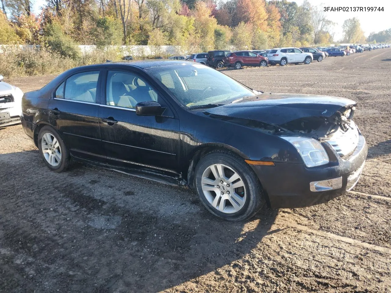 2007 Ford Fusion Sel VIN: 3FAHP02137R199744 Lot: 76302094