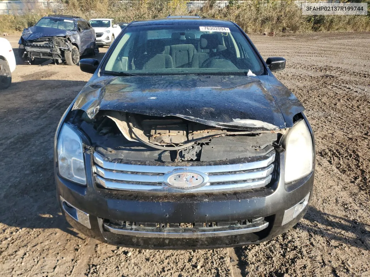 2007 Ford Fusion Sel VIN: 3FAHP02137R199744 Lot: 76302094