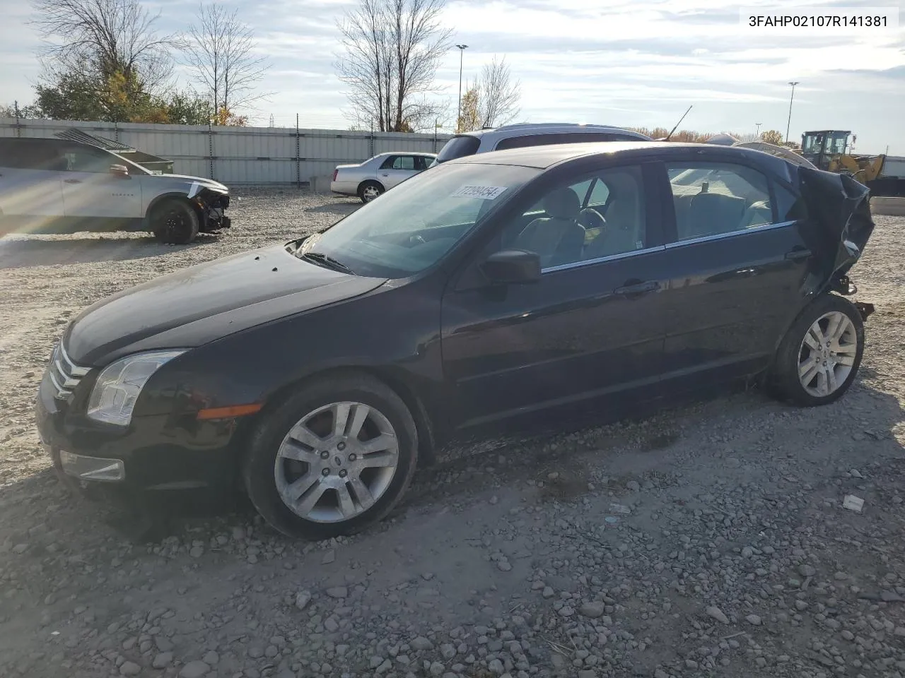 2007 Ford Fusion Sel VIN: 3FAHP02107R141381 Lot: 77299454