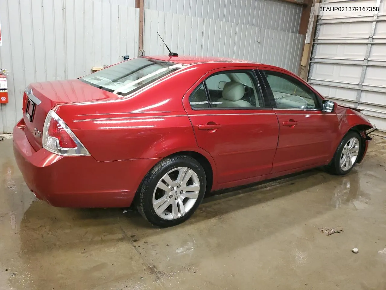 2007 Ford Fusion Sel VIN: 3FAHP02137R167358 Lot: 77619854