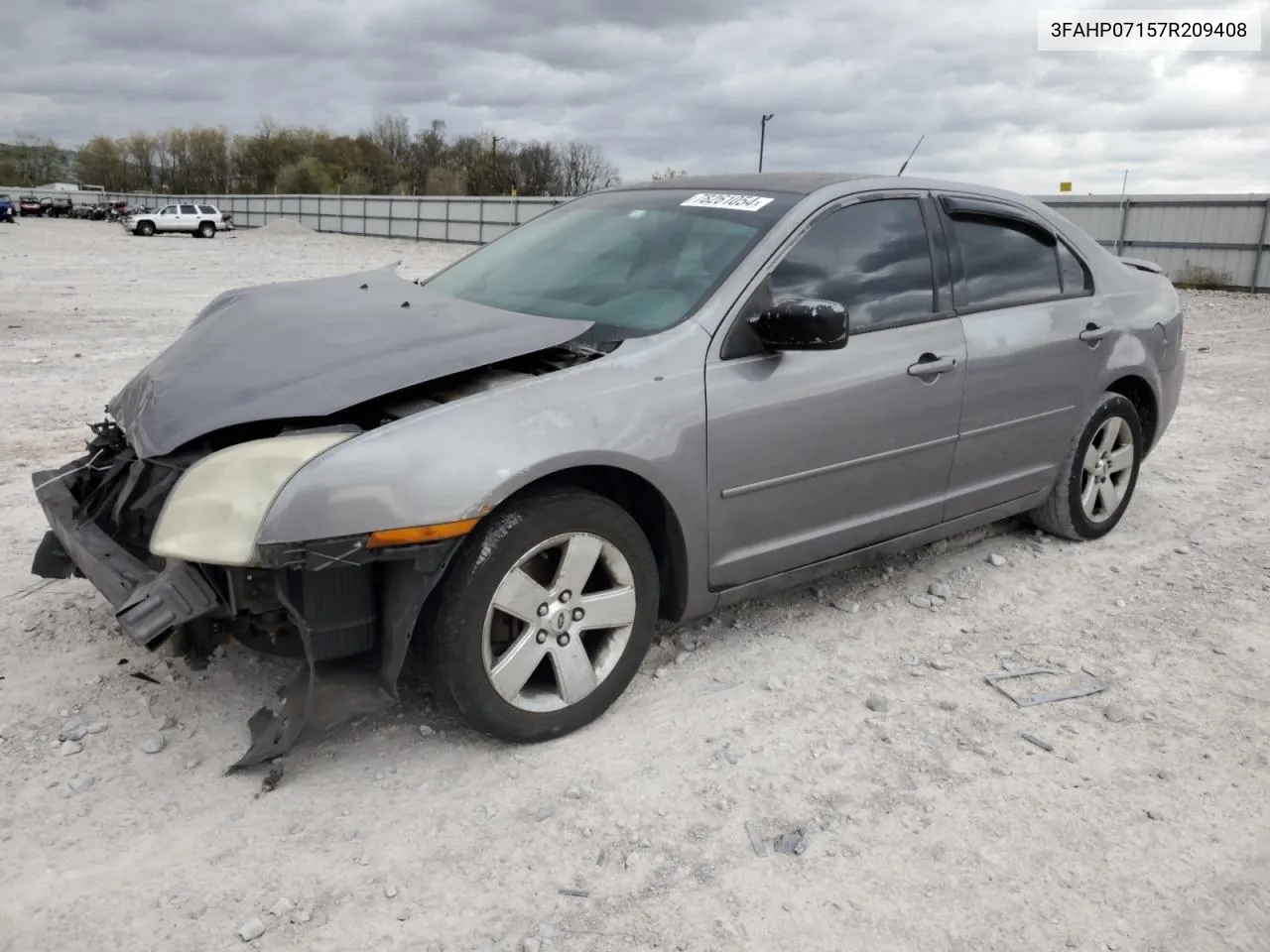 2007 Ford Fusion Se VIN: 3FAHP07157R209408 Lot: 78261054