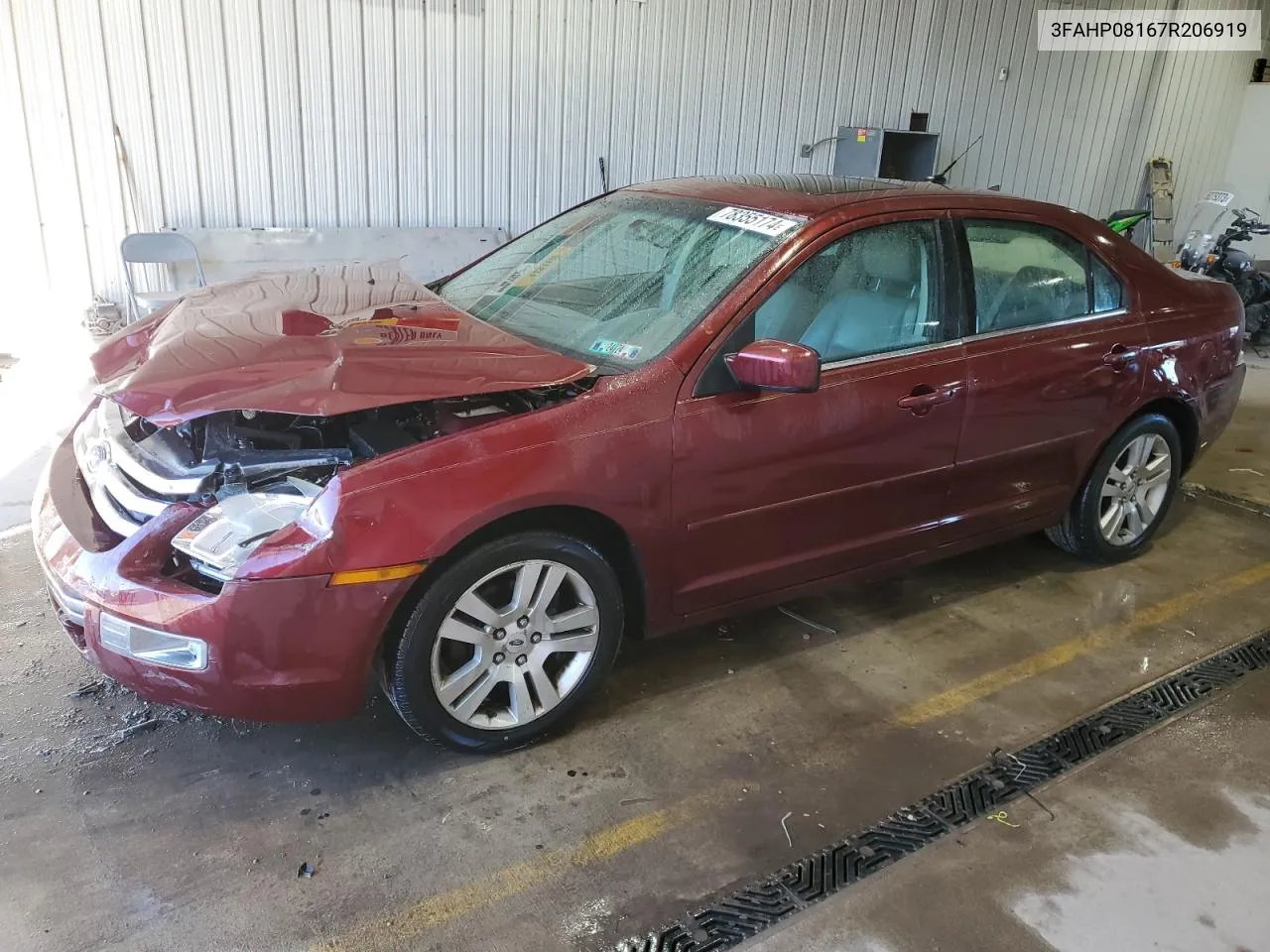 3FAHP08167R206919 2007 Ford Fusion Sel