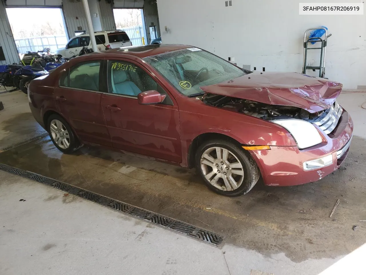 3FAHP08167R206919 2007 Ford Fusion Sel