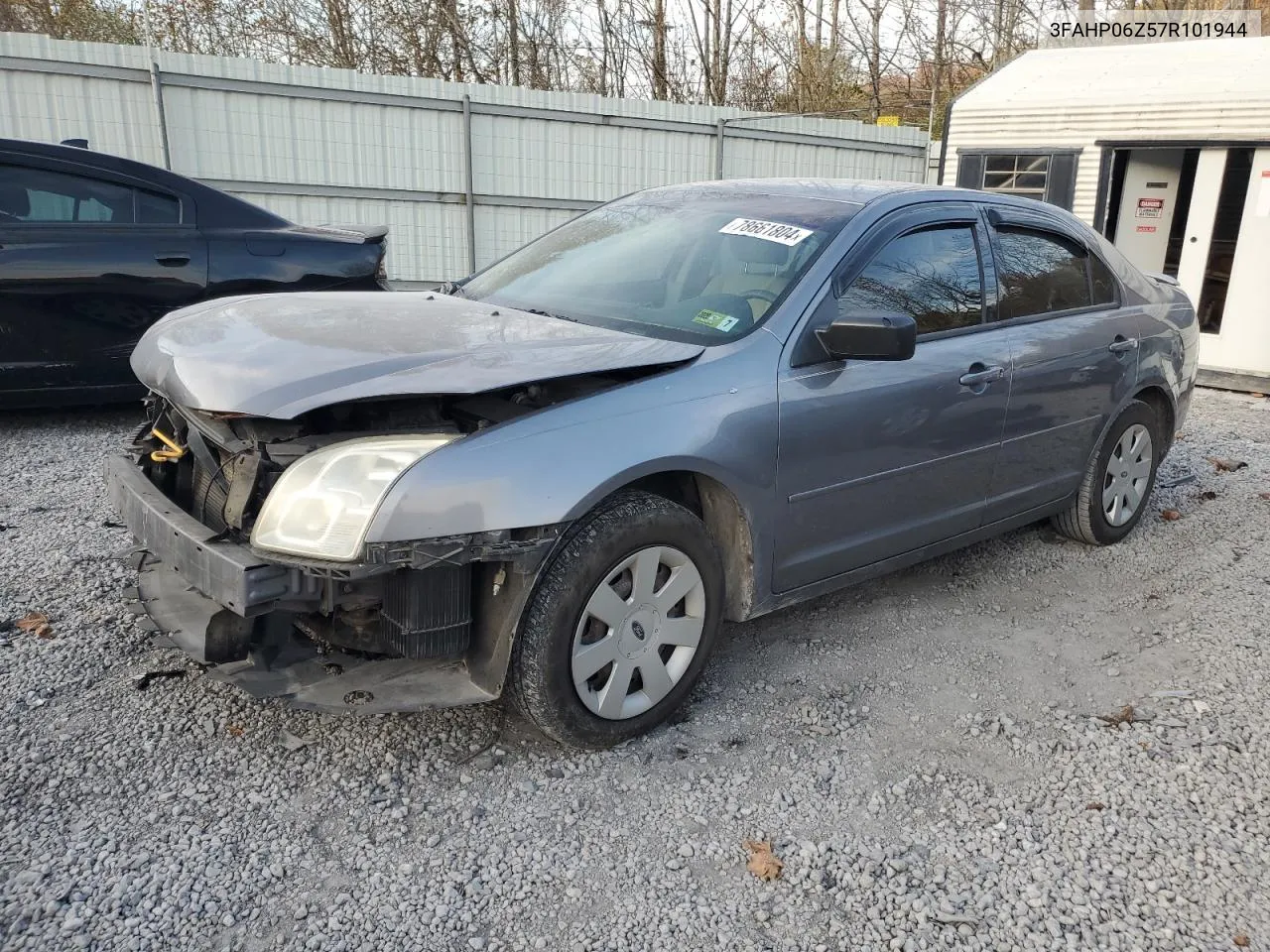 2007 Ford Fusion S VIN: 3FAHP06Z57R101944 Lot: 78661804