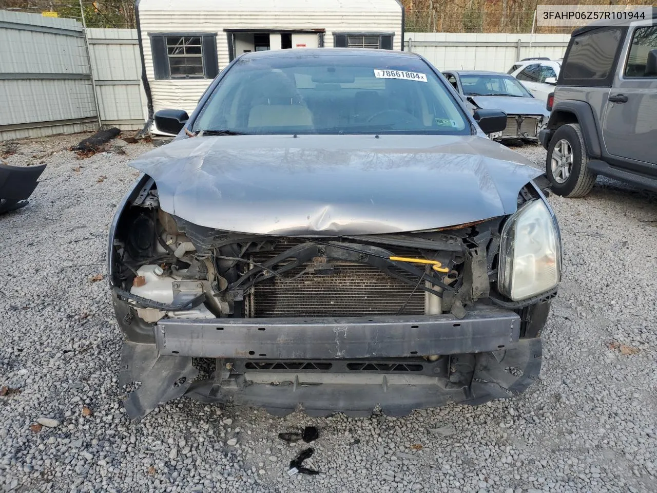 2007 Ford Fusion S VIN: 3FAHP06Z57R101944 Lot: 78661804