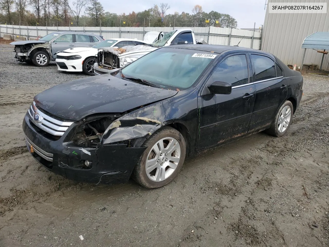 2007 Ford Fusion Sel VIN: 3FAHP08Z07R164267 Lot: 78871594