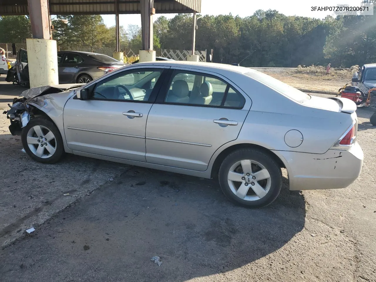 2007 Ford Fusion Se VIN: 3FAHP07Z07R200671 Lot: 78960754