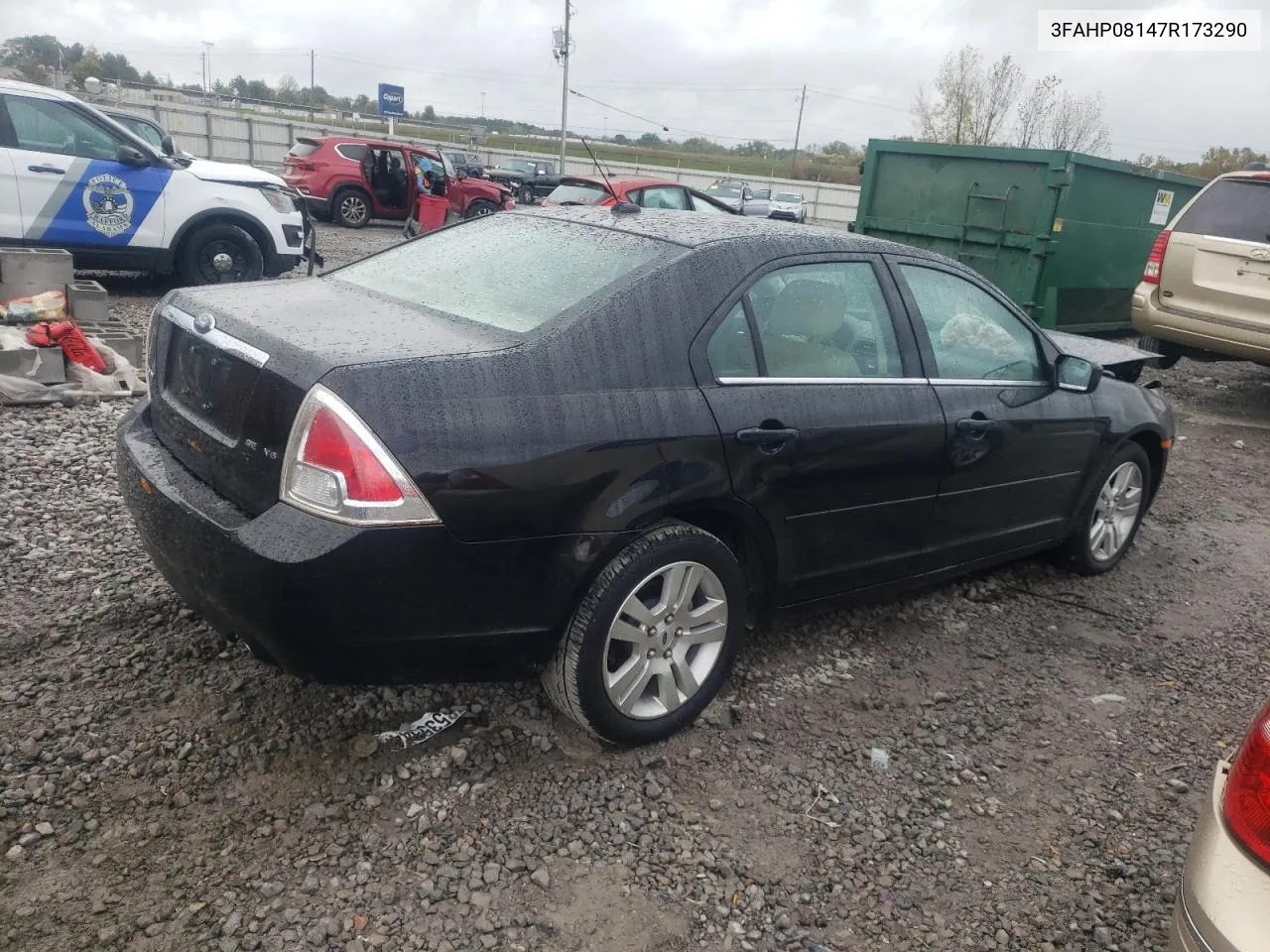 2007 Ford Fusion Sel VIN: 3FAHP08147R173290 Lot: 79007044