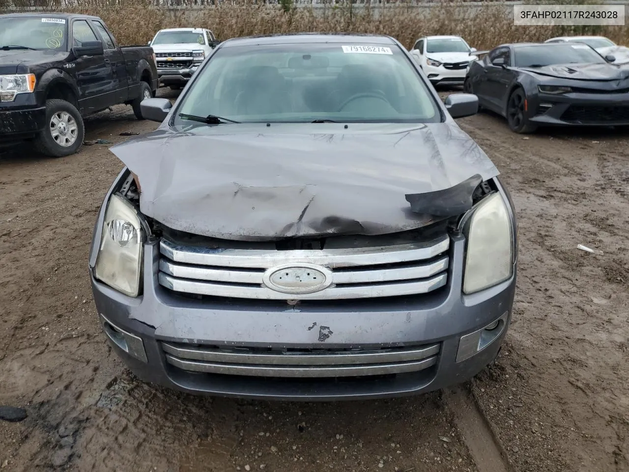 2007 Ford Fusion Sel VIN: 3FAHP02117R243028 Lot: 79168274