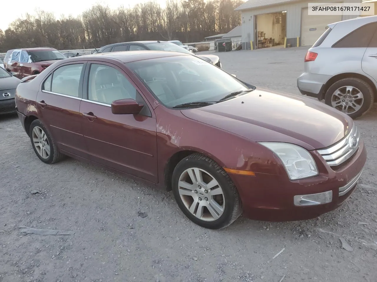 2007 Ford Fusion Sel VIN: 3FAHP08167R171427 Lot: 79551634