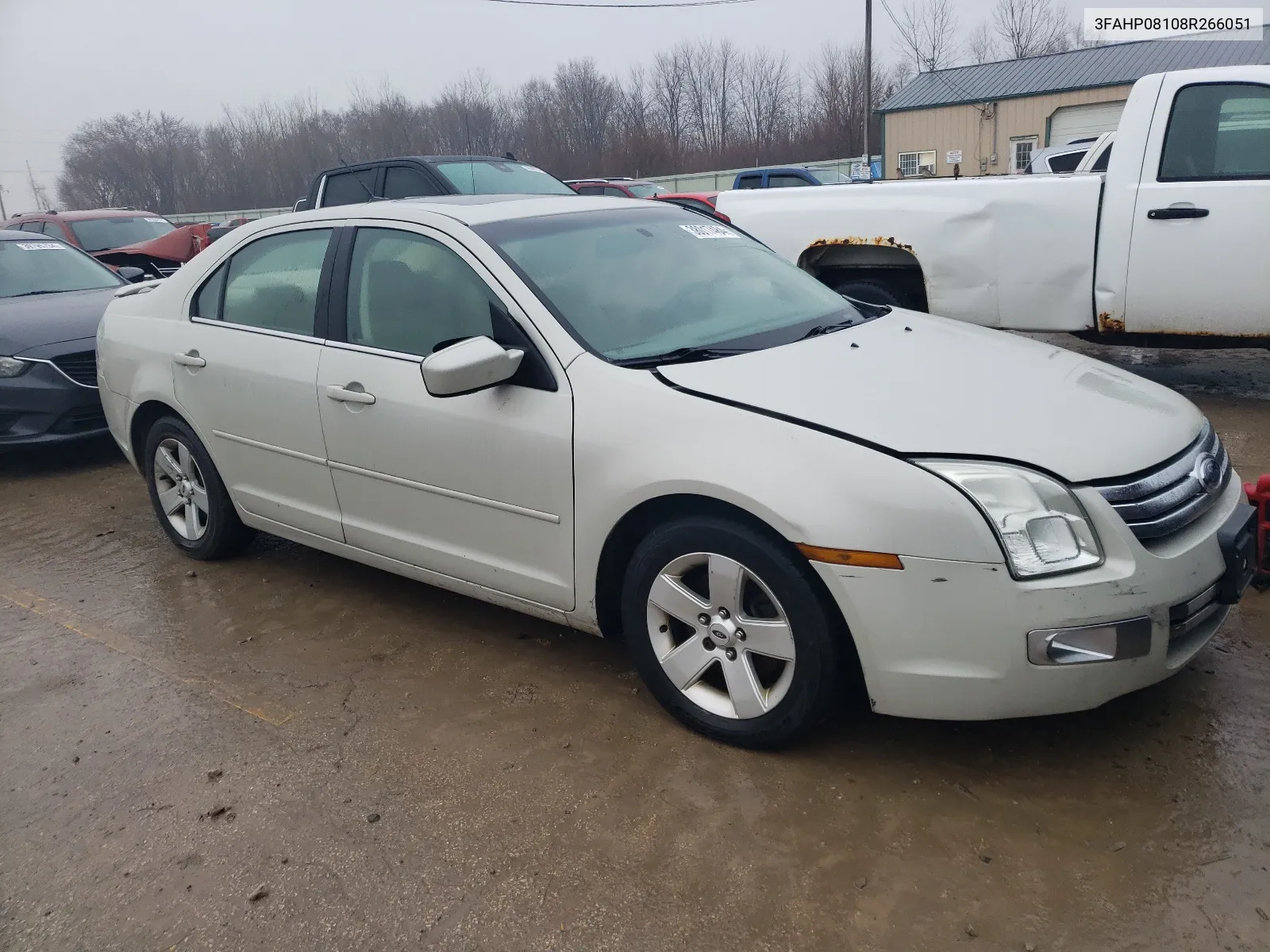 2008 Ford Fusion Sel VIN: 3FAHP08108R266051 Lot: 38017484