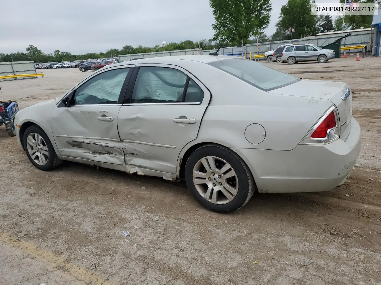 2008 Ford Fusion Sel VIN: 3FAHP08178R227117 Lot: 52490634