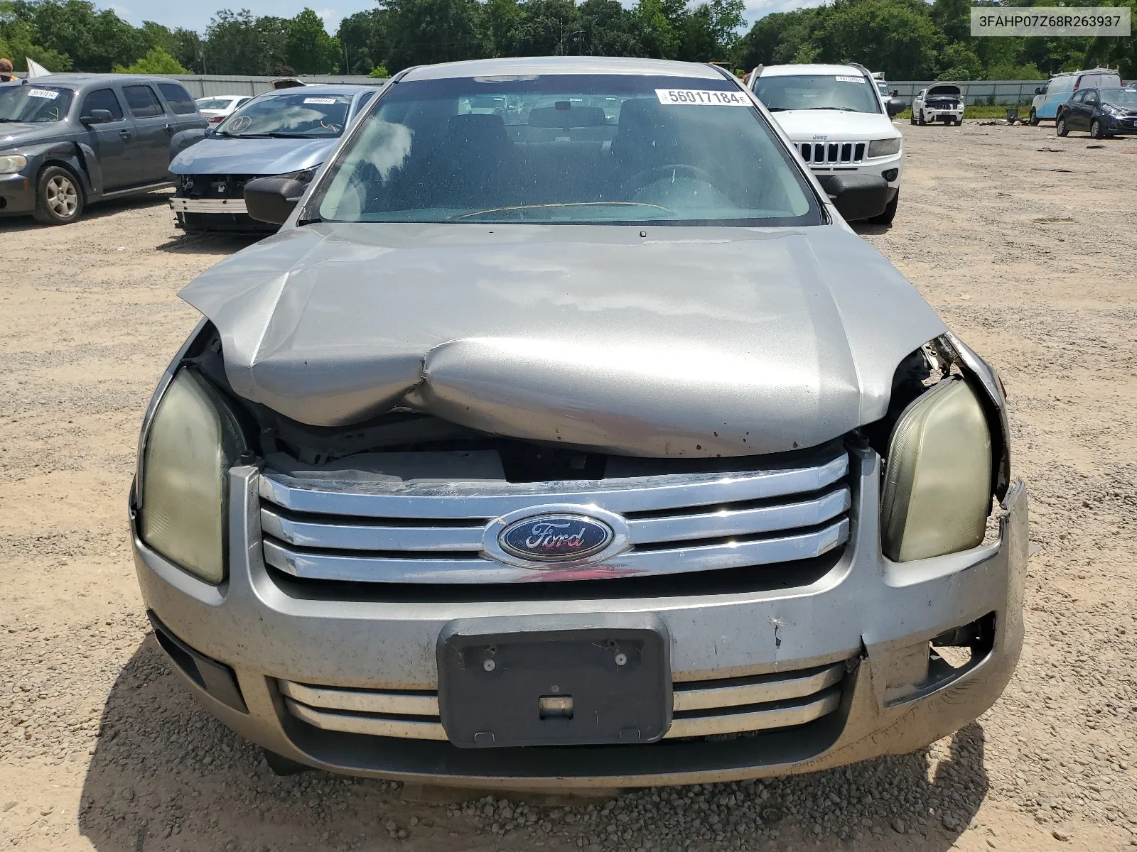 2008 Ford Fusion Se VIN: 3FAHP07Z68R263937 Lot: 56017184