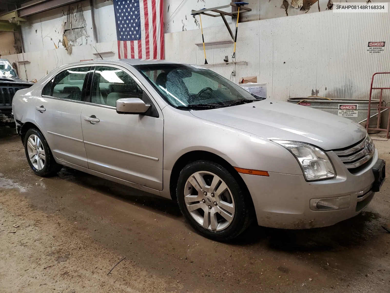 2008 Ford Fusion Sel VIN: 3FAHP08148R168334 Lot: 59742544