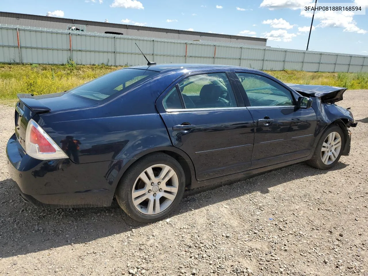 2008 Ford Fusion Sel VIN: 3FAHP08188R168594 Lot: 61391664