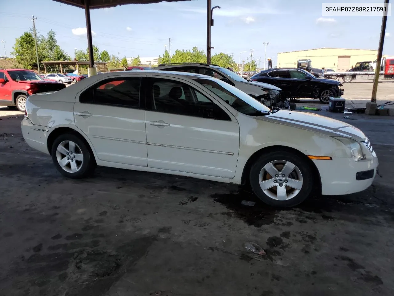 2008 Ford Fusion Se VIN: 3FAHP07Z88R217591 Lot: 63493034